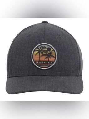 TravisMathew T For Tequila Snapback Golf Hat 110 FlexFit Gray (R129)